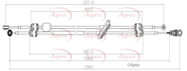 Apec Gear Change Cable CAB7026 - image 2