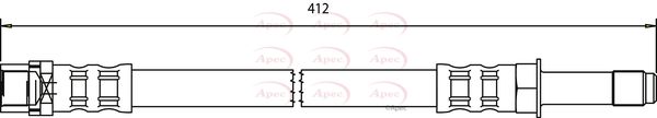 Apec Brake Hose HOS3538 - image 2