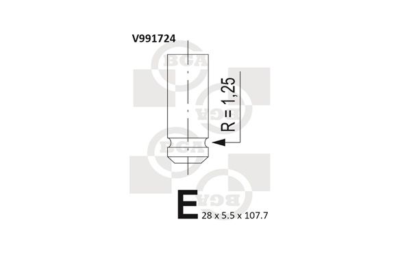 BGA Exhaust Valve V991724 - image 2