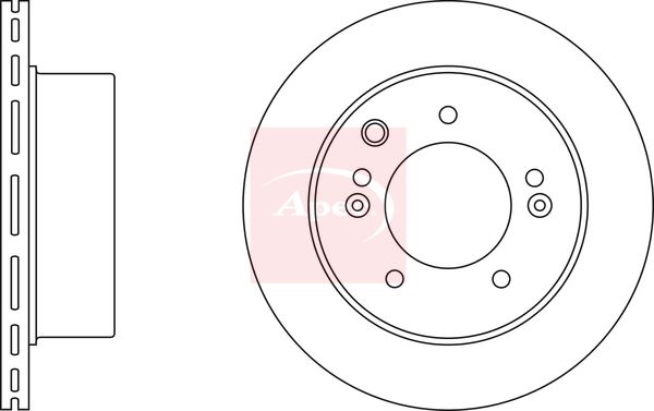 Apec Brake Disc DSK2420 - image 2