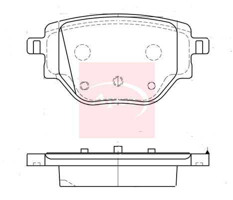 Apec Brake Pads Set PAD2337 - image 2