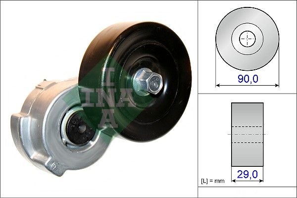 INA Drive Belt Tensioner Pulley 534042110 - image 2