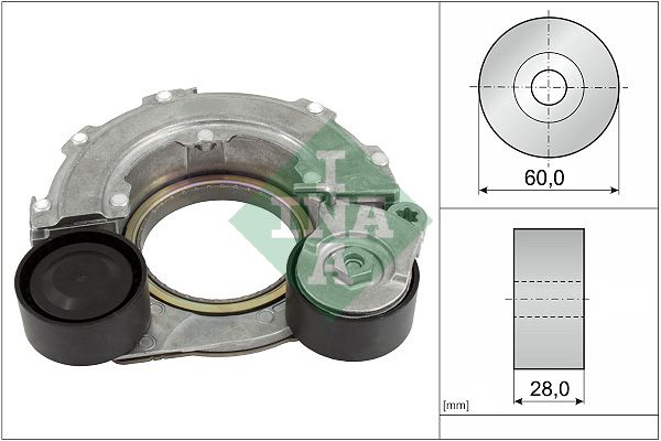INA Drive Belt Tensioner Pulley 534079610 - image 2
