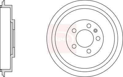 Apec Brake Drum DRM9169