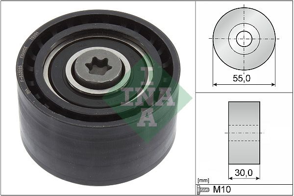 INA Timing Belt Deflection Guide Pulley 532087410 - image 2