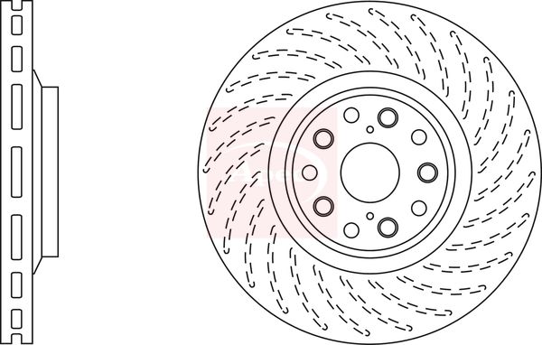 Apec Brake Disc DSK2828 - image 2