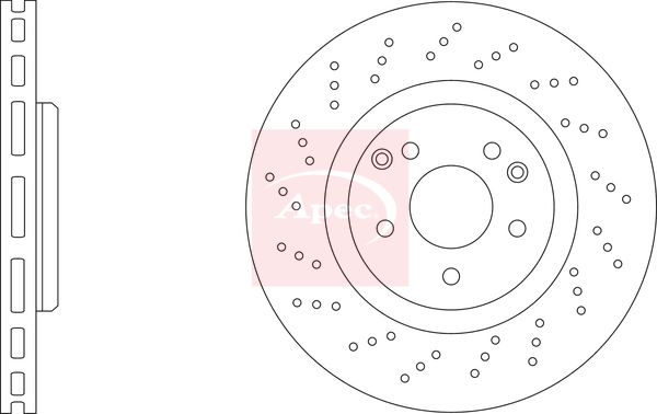 Apec Brake Disc DSK2453 - image 2