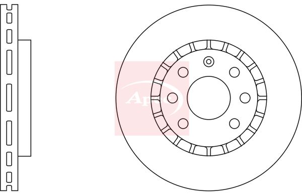 Apec Brake Disc DSK518 - image 2