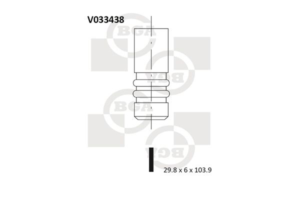 BGA Exhaust Valve V033438 - image 2