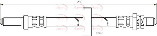 Apec Brake Hose HOS3367 - image 2