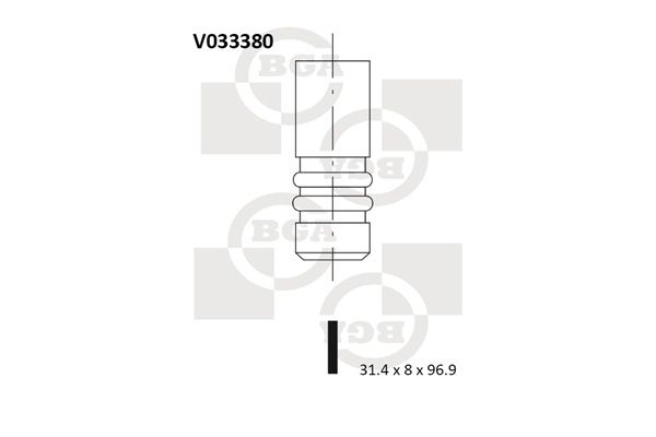 BGA Exhaust Valve V033380 - image 2