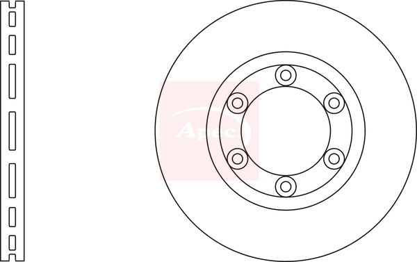 Apec Brake Disc DSK3037 - image 2