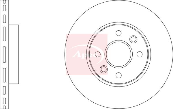 Apec Brake Disc DSK4168 - image 2