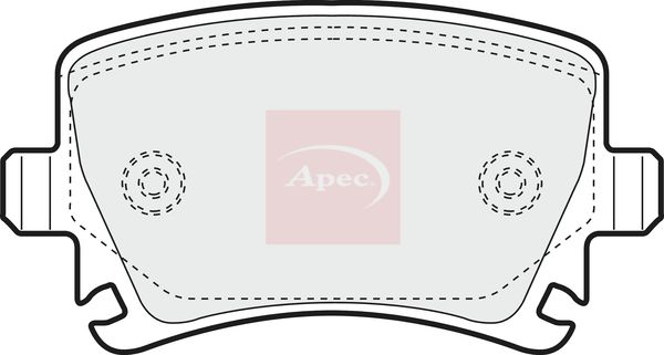 Apec Brake Pads Set PAD1324 - image 2