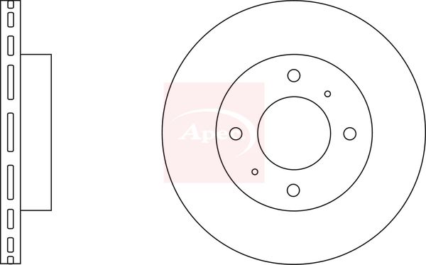 Apec Brake Disc DSK212 - image 2
