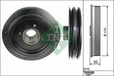 INA Crankshaft Pulley (tvd) 544010710