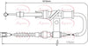 Apec Handbrake Cable CAB1508 thumbnail