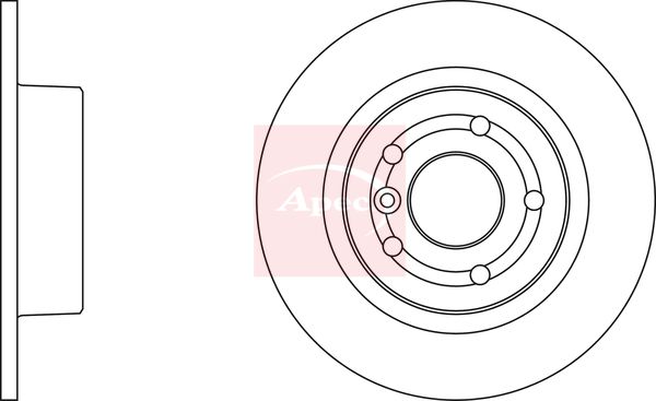 Apec Brake Disc DSK952 - image 2