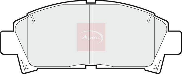 Apec Brake Pads Set PAD799 - image 2
