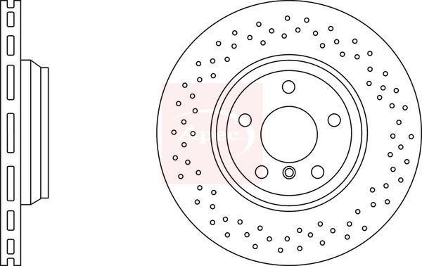Apec Brake Disc DSK3021 - image 2