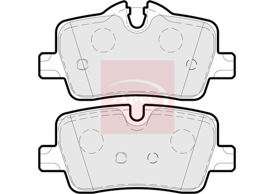 Apec Brake Pads Set PAD2298 - image 2