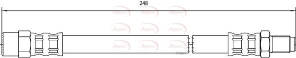 Apec Brake Hose HOS4040 - image 2