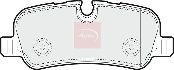 Apec Brake Pads Set PAD1469 - image 2