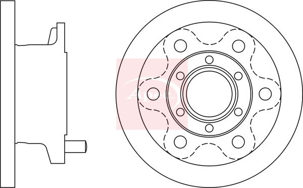Apec Brake Disc DSK961 - image 2