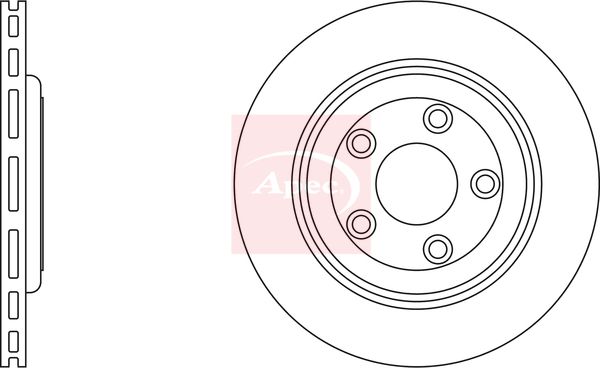Apec Brake Disc DSK832 - image 2