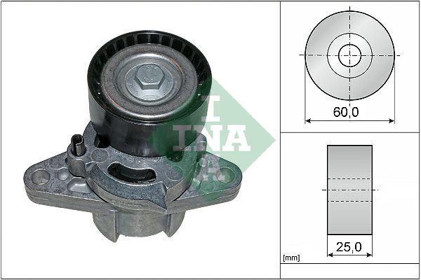 INA Drive Belt Tensioner Pulley 534027110 - image 2