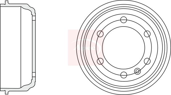 Apec Brake Drum DRM9969 - image 2