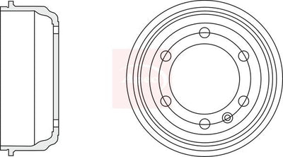 Apec Brake Drum DRM9969