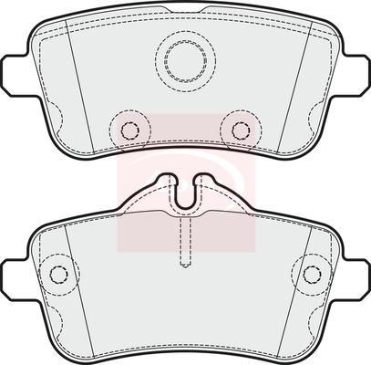 Apec Brake Pads Set PAD1929 - image 2