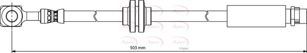 Apec Brake Hose HOS4166 - image 2