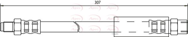Apec Brake Hose HOS3414 - image 2