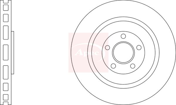 Apec Brake Disc DSK3306 - image 2