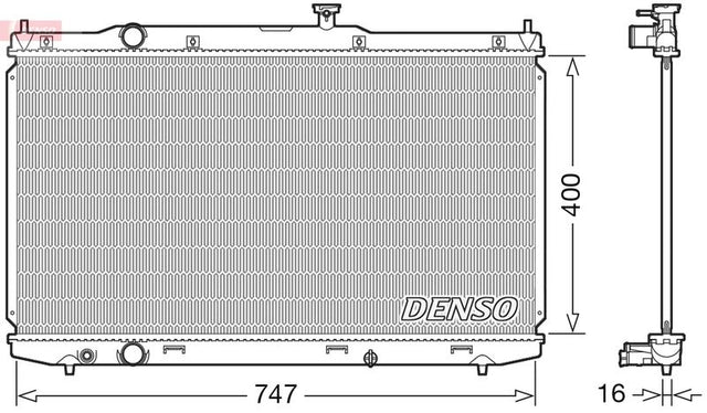 Denso Radiator DRM40039 - image 2