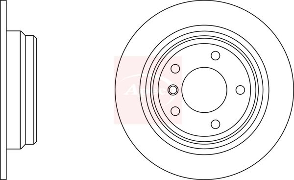 Apec Brake Disc DSK949 - image 2