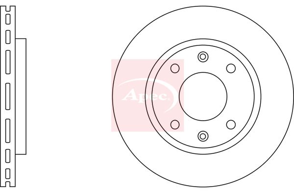 Apec Brake Disc DSK151 - image 3
