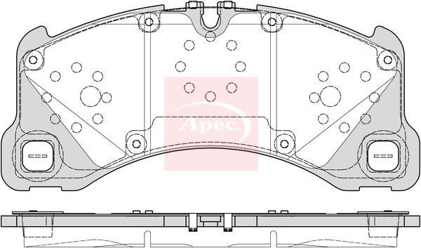 Apec Brake Pads Set PAD2411 - image 2