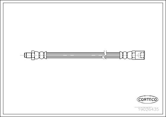 Corteco Brake Hose 19026435 - image 2