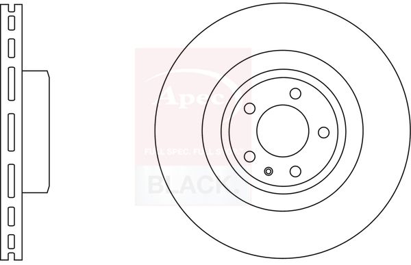 Apec Brake Disc DSK2541B - image 2