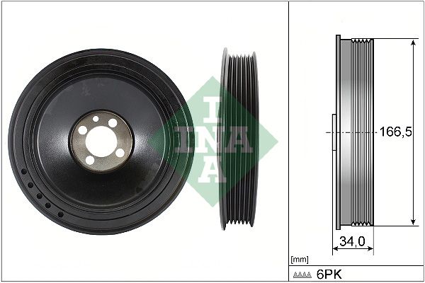 INA Crankshaft Pulley (tvd) 544015710 - image 2