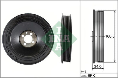 INA Crankshaft Pulley (tvd) 544015710