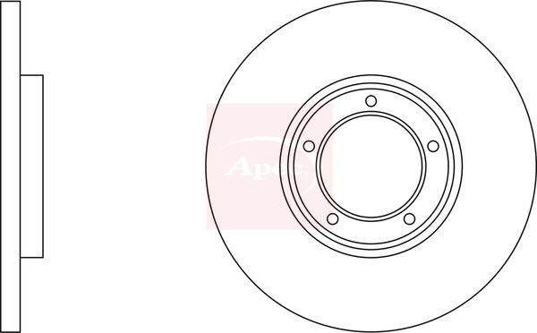 Apec Brake Disc DSK620 - image 2