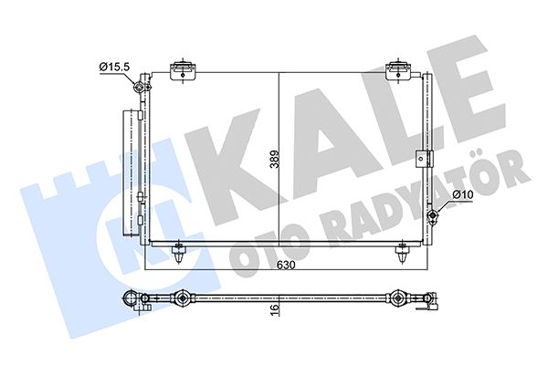 NRF Air Conditioning Condenser 350685 - image 2