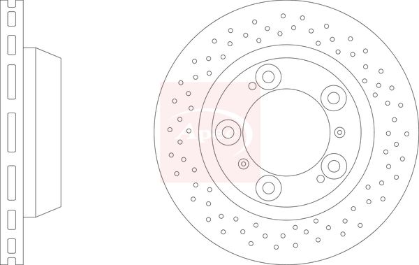 Apec Brake Disc DSK2503 - image 2
