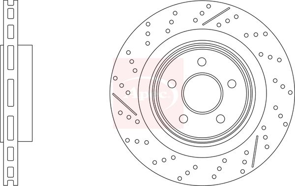 Apec Brake Disc DSK3296 - image 2
