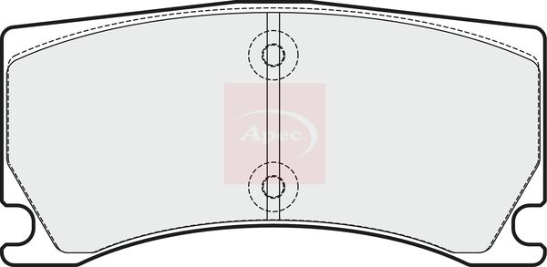 Apec Brake Pads Set PAD1712 - image 2