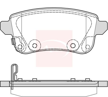 Apec Brake Pads Set PAD2389 - image 2